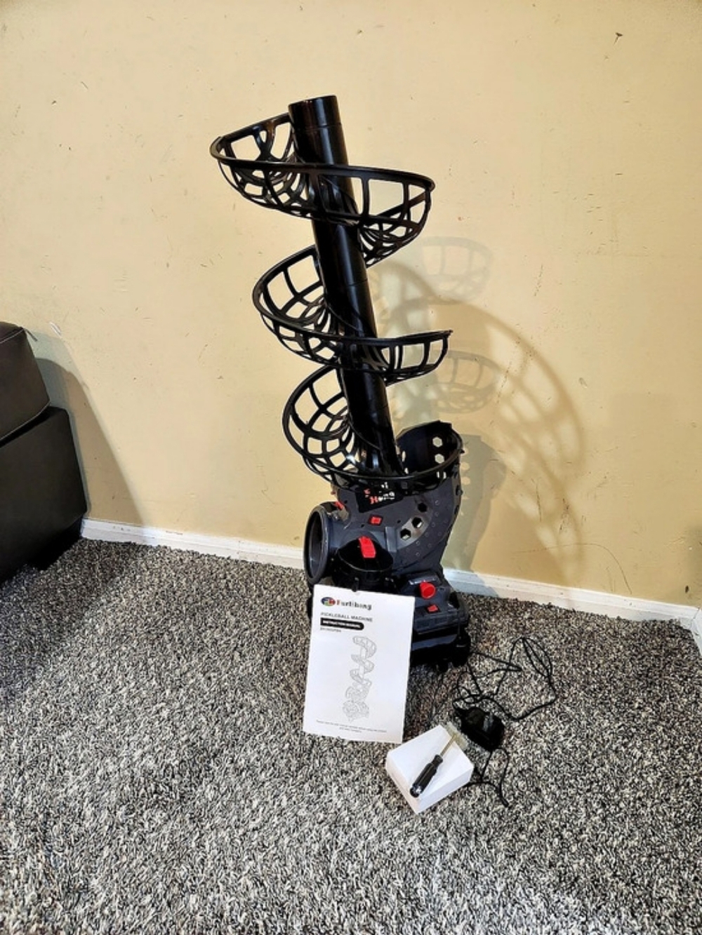 Furlihong Pickleball Machine Black & Gray Like New